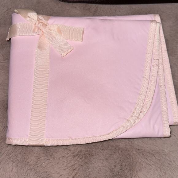 NWT Kalencom Silver Spoon Hannah's Messenger Diaper Bag Pink and Brown - Picture 6 of 12